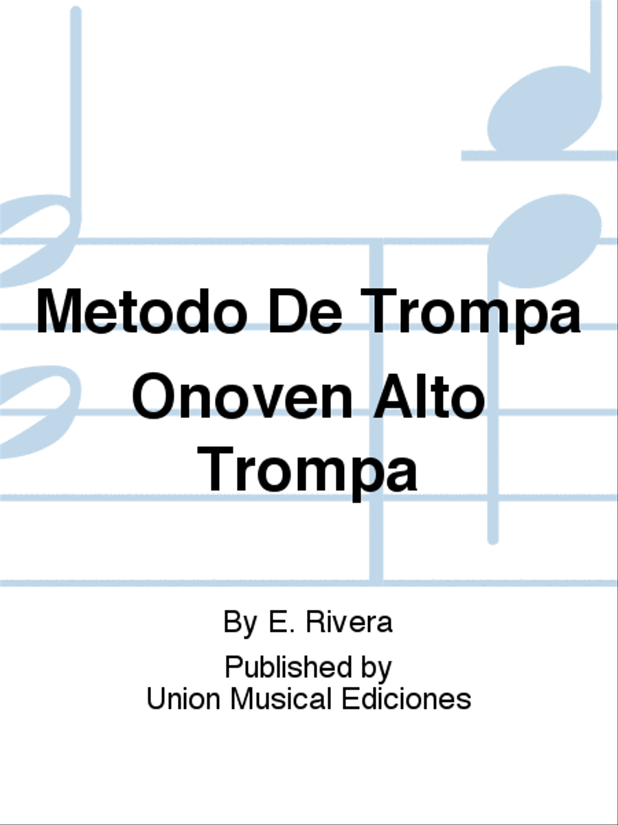 Metodo De Trompa Onoven Alto Trompa Trombone Solo scores gallery preview page 1