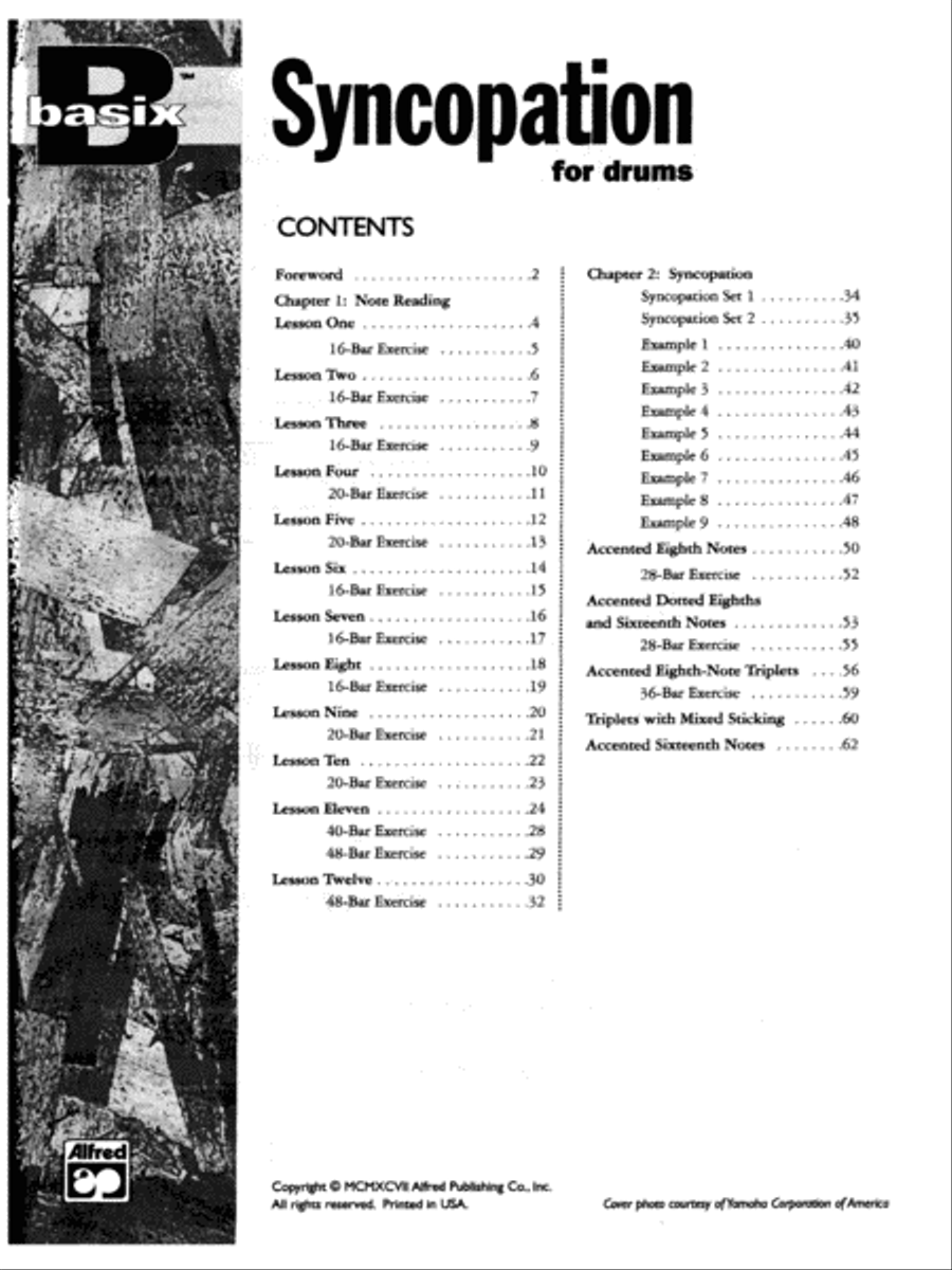 Basix Syncopation for Drums Drum Set scores gallery preview page 4