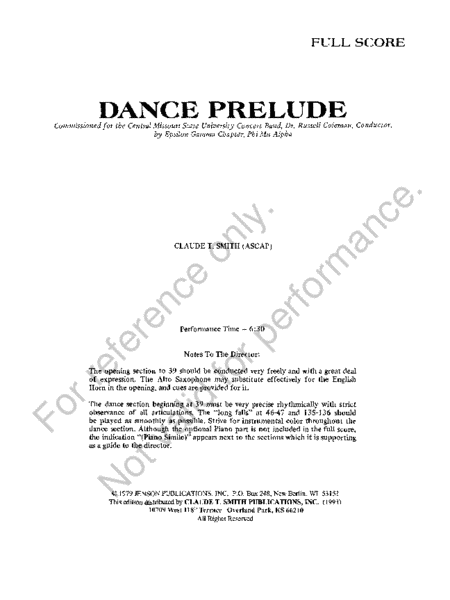 Dance Prelude image number null
