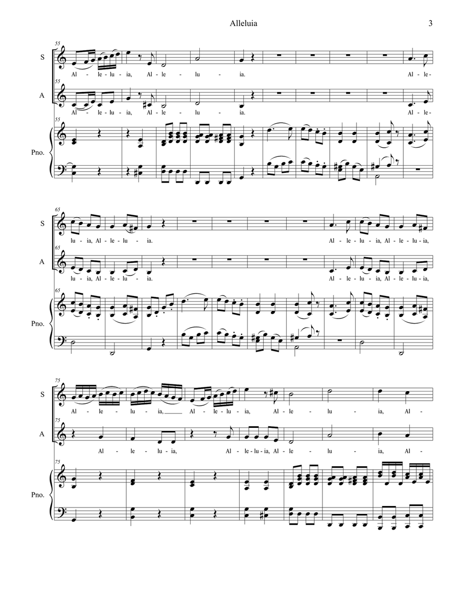 Alleluia (from 