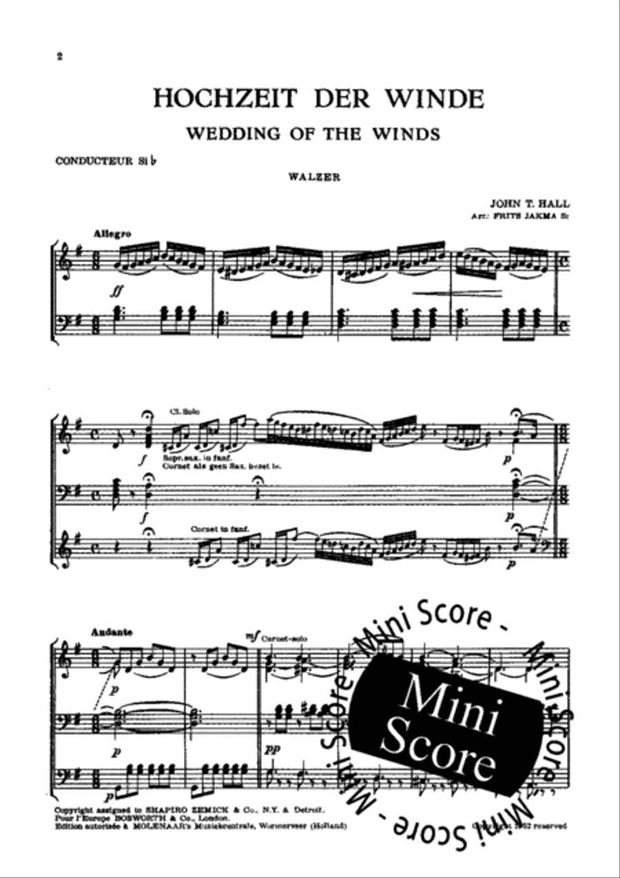 Hochzeit Der Winde Hochzeit Der Winde Fanfare Band scores gallery preview page 4