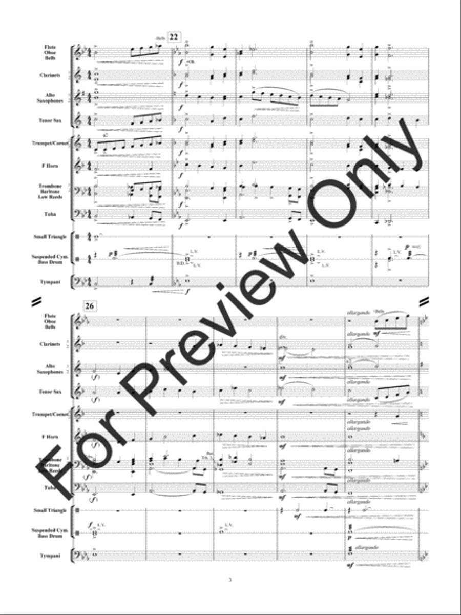 A Childhood Hymn Concert Band scores gallery preview page 6