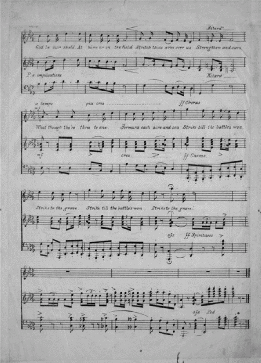 Our National Confederate Anthem Voice scores gallery preview page 3