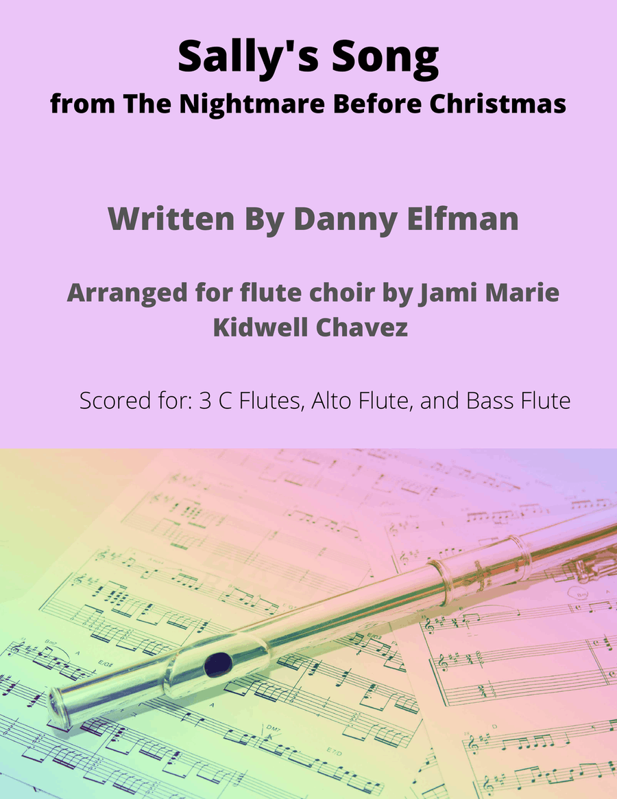 Sally's Song Flute Choir scores gallery preview page 1