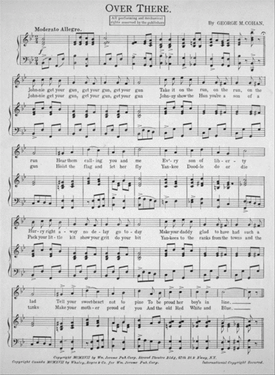 Over There Voice scores gallery preview page 2