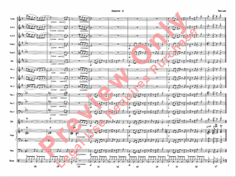 Poco Loco Poco Loco Jazz Ensemble scores gallery preview page 15