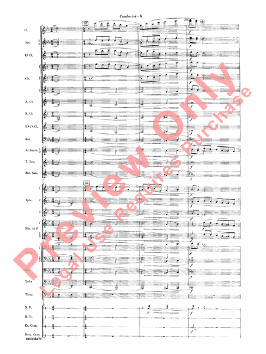 Aria Cantabile Concert Band scores gallery preview page 10