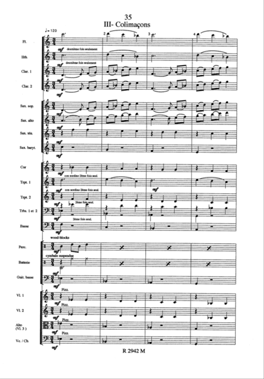 Océan indien Orchestra scores gallery preview page 3