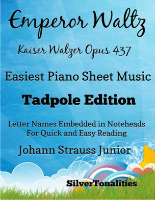 Emperor Waltz Opus 437 Easiest Piano Sheet Music 2nd Edition