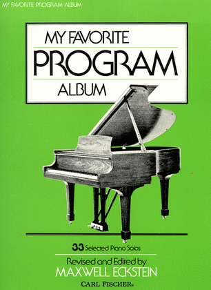 Book cover for My Favorite Program Album