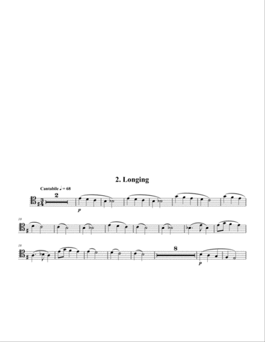 Situation Update, Suite for Trombone and Piano Piano Accompaniment scores gallery preview page 4