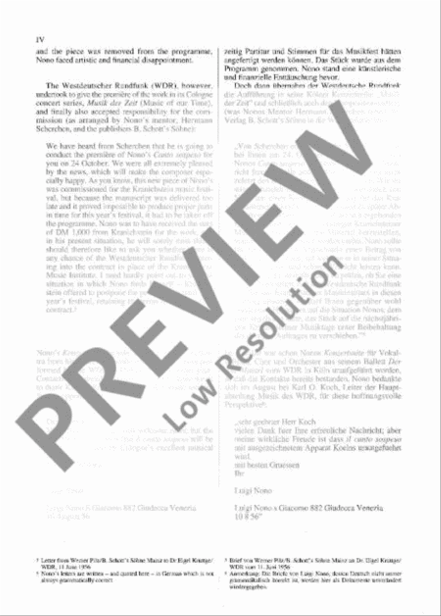 Il canto sospeso SSAATTBB scores gallery preview page 5
