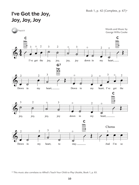Alfred's Kid's Ukulele Course Sacred Songbook 1 & 2 image number null