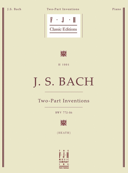 J. S. Bach -- Two-Part Inventions