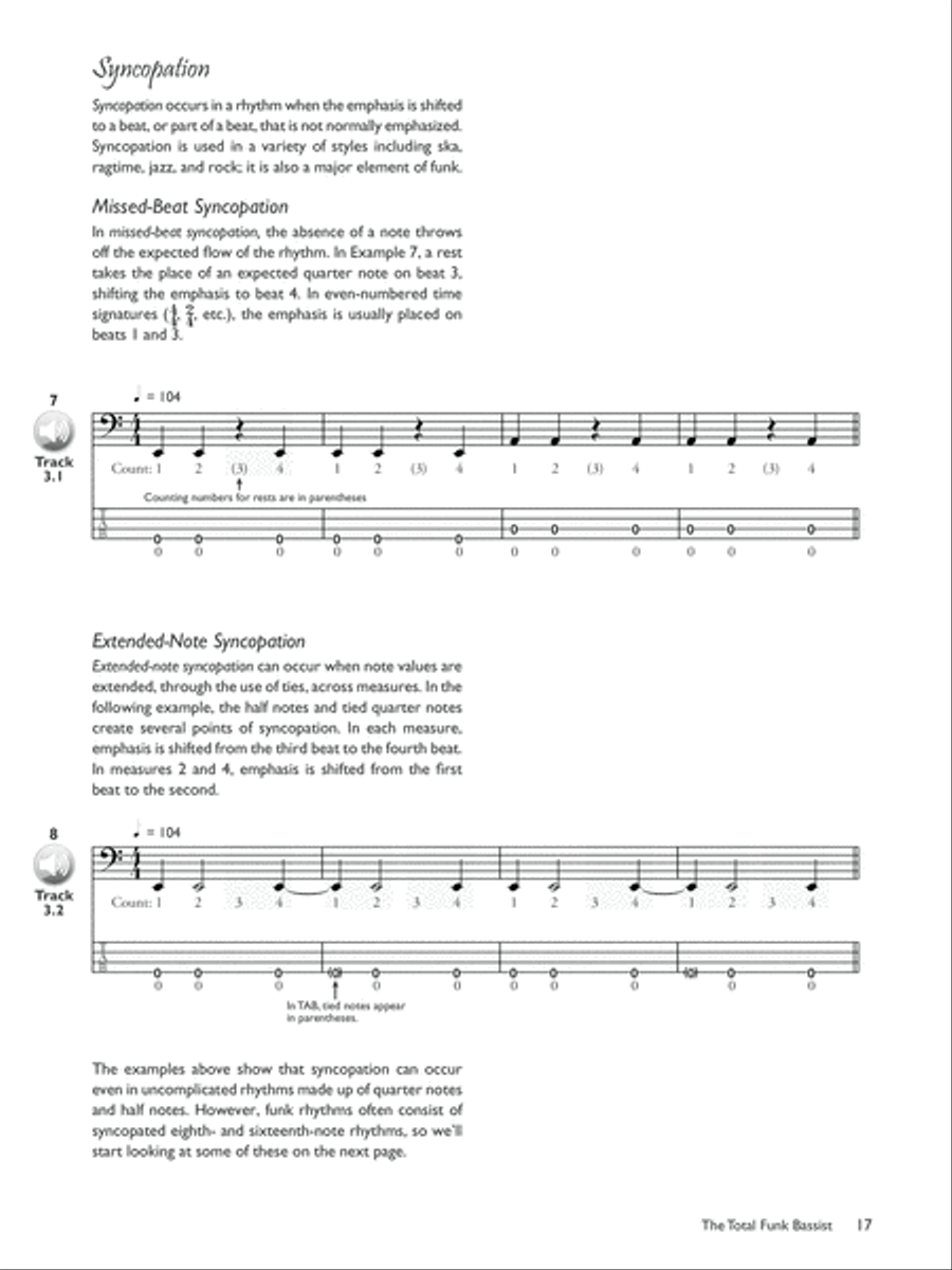 The Total Funk Bassist Bass Guitar scores gallery preview page 4