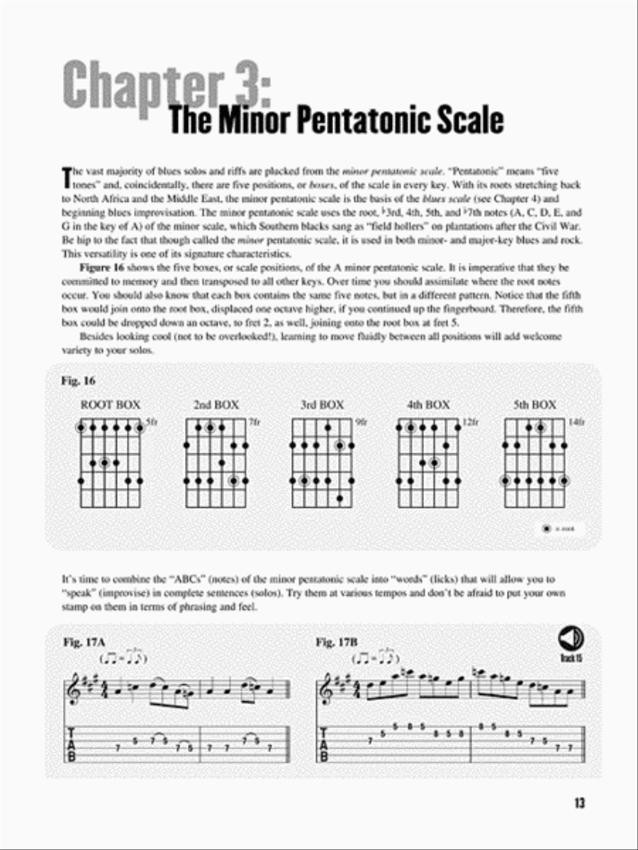 Beginning Blues Guitar Electric Guitar scores gallery preview page 4