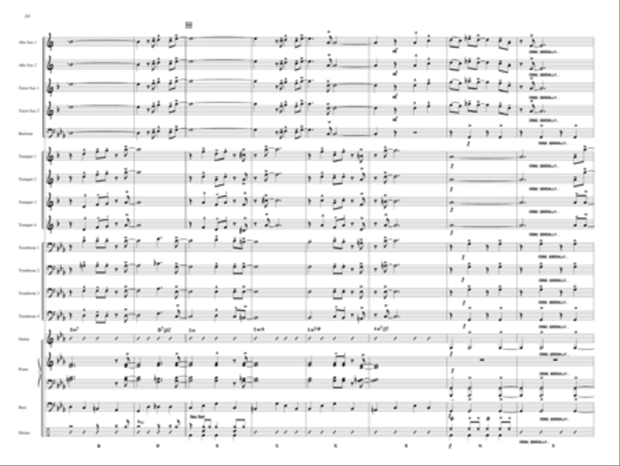 Minor Details Jazz Ensemble scores gallery preview page 13
