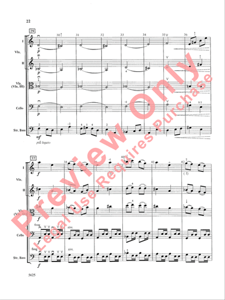 Serendipity Suite String Orchestra scores gallery preview page 23