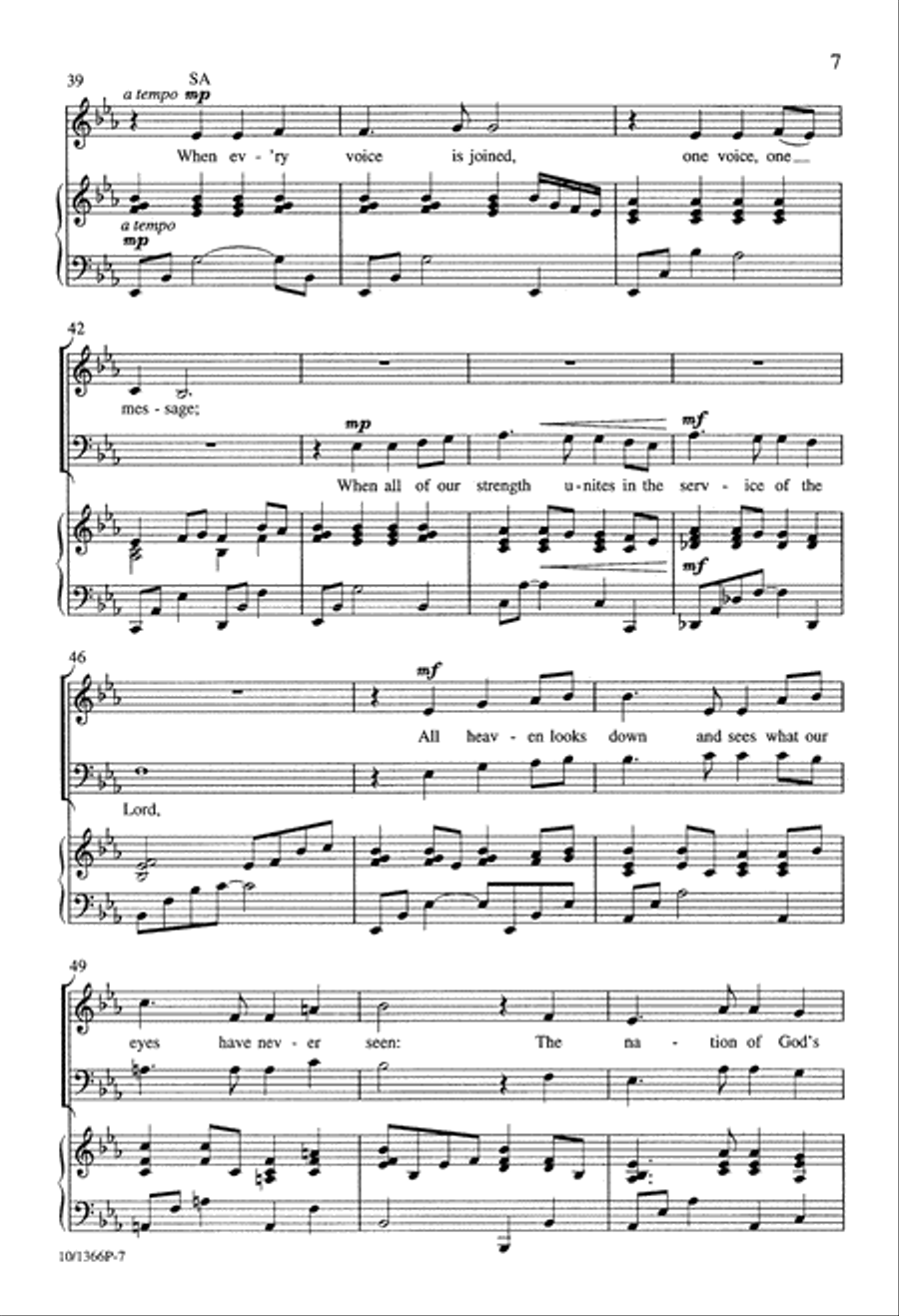 By One Spirit 4-Part scores gallery preview page 7