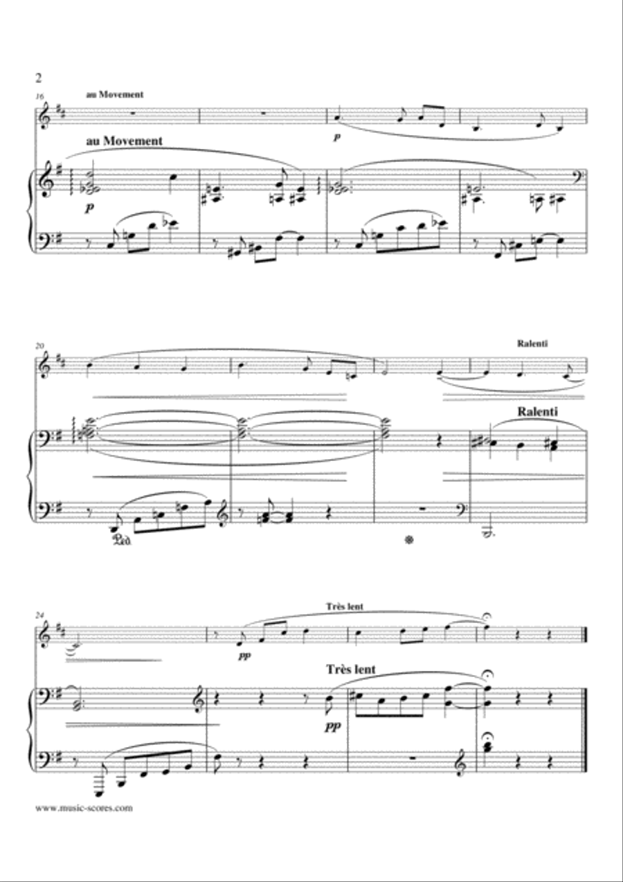 Prelude for the Paris Conservatoire - French Horn and Piano Horn scores gallery preview page 2