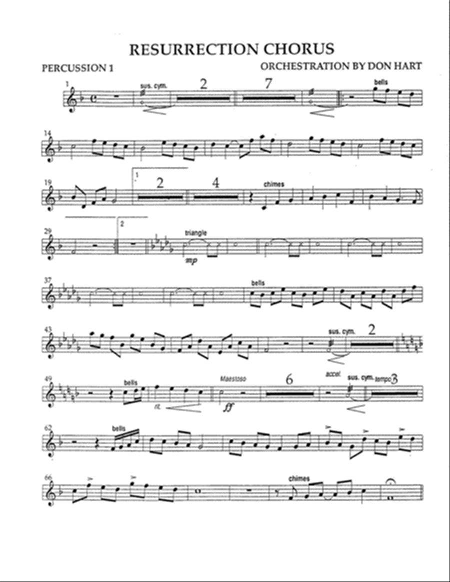 Resurrection Chorus Choir scores gallery preview page 6
