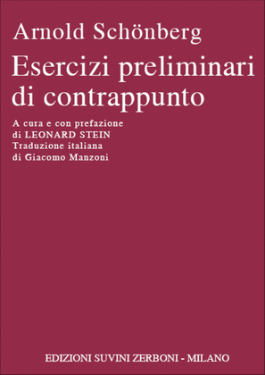 Book cover for Esercizi Preliminari Di Contrappunto