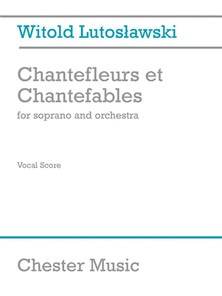 Book cover for Chantefleurs et Chantefables