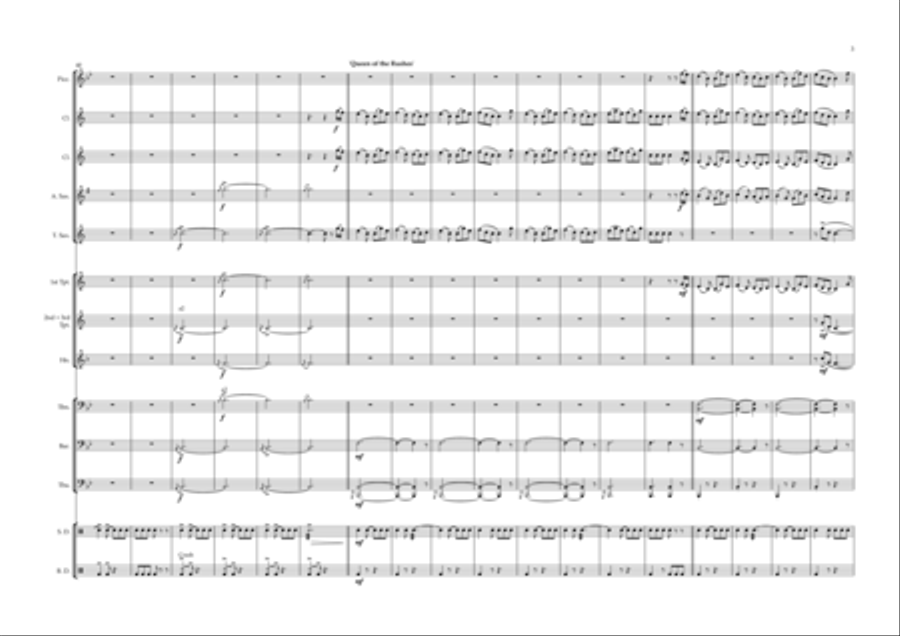 Words and Music Words and Music Marching Band scores gallery preview page 3