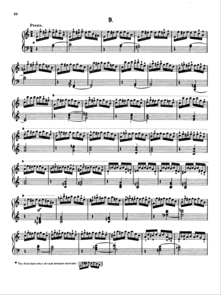 Clementi: Gradus ad Parnassum (Twenty-nine Selected Studies) Piano Method scores gallery preview page 1