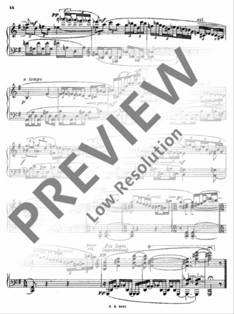 Grande Suite Piano Solo scores gallery preview page 15