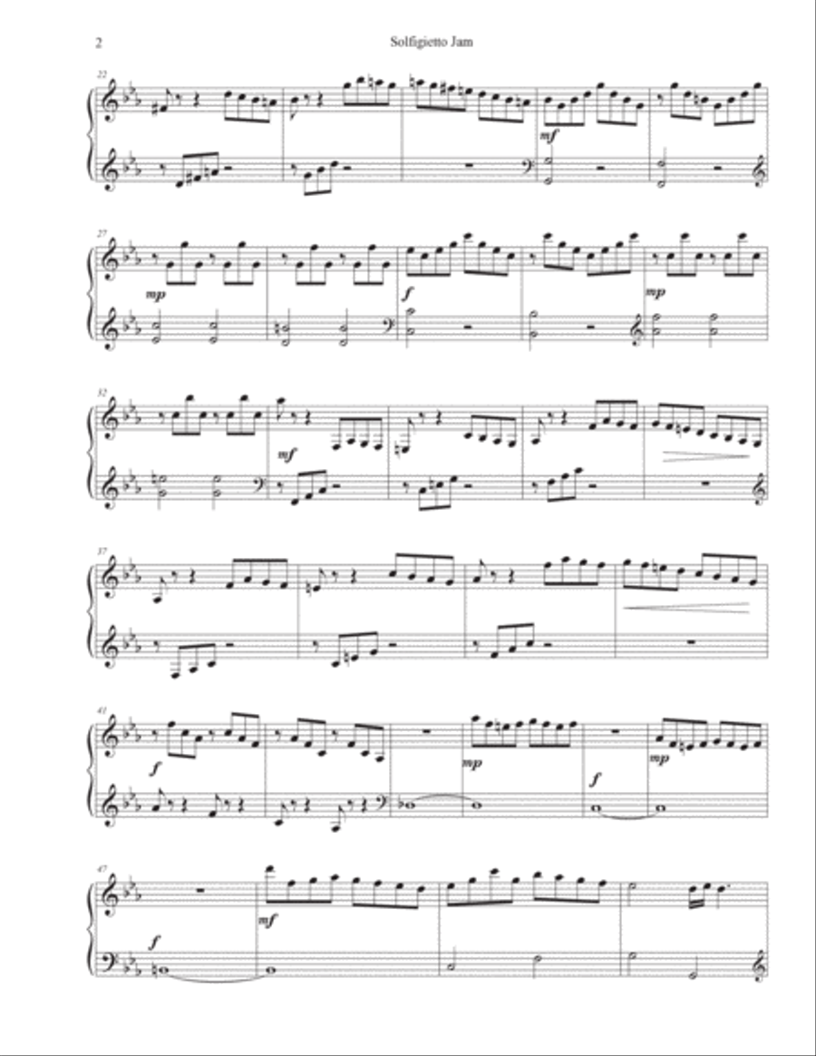 Solfigietto Jam Piano Method scores gallery preview page 3