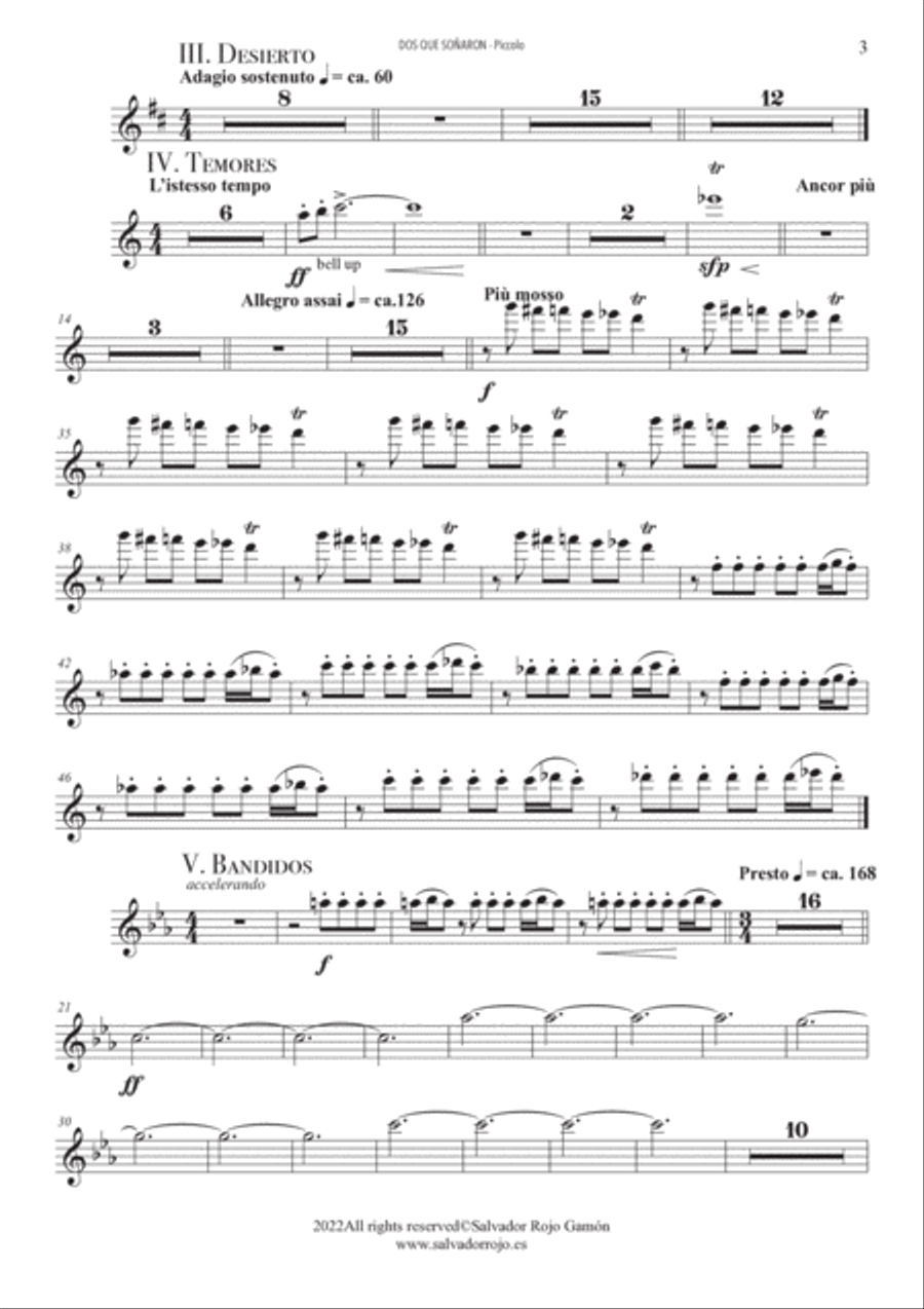 Dos que Soñaron Concert Band scores gallery preview page 3
