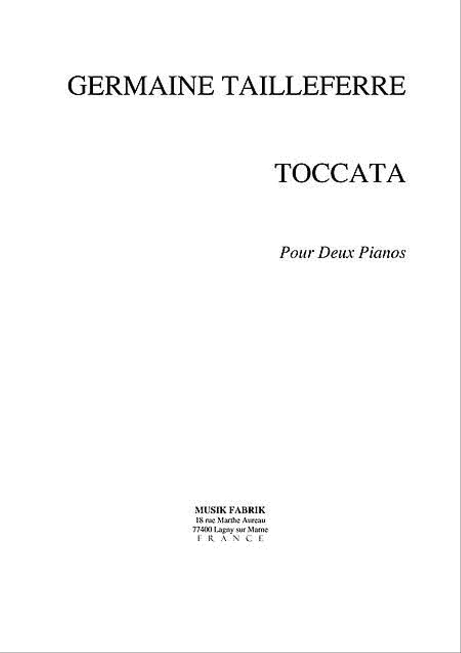 Toccata 2-Part scores gallery preview page 1
