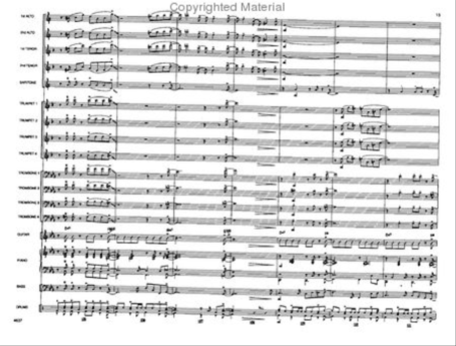 Night Rider Jazz Ensemble scores gallery preview page 14