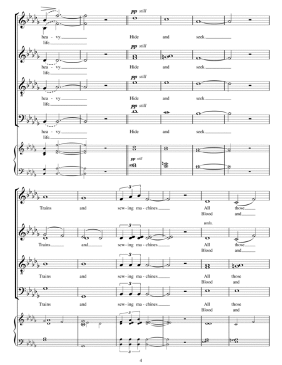 Hide And Seek 4-Part scores gallery preview page 4