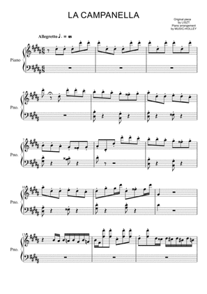 Liszt - La Campanella (easy piano)