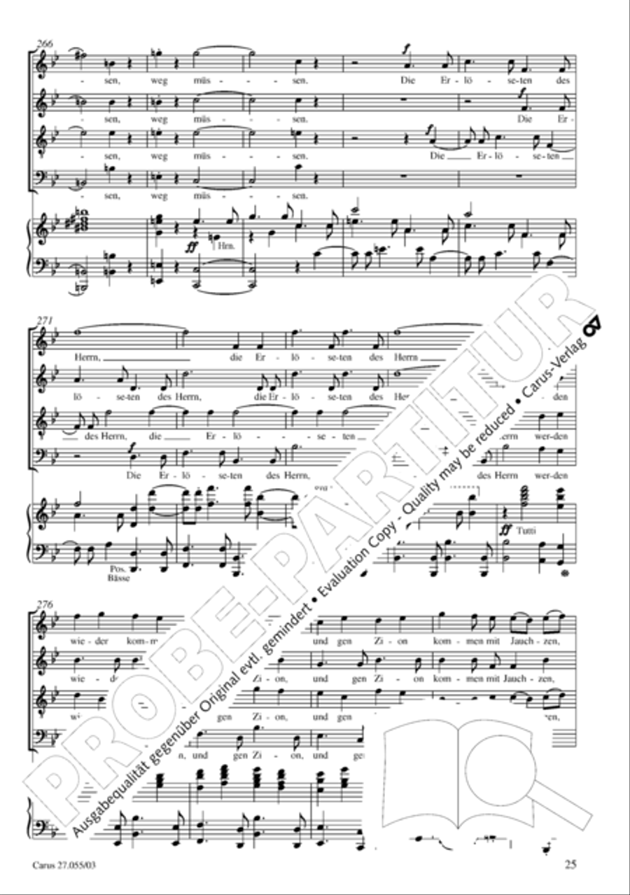 Ein Deutsches Requiem (German Requiem) 4-Part scores gallery preview page 28