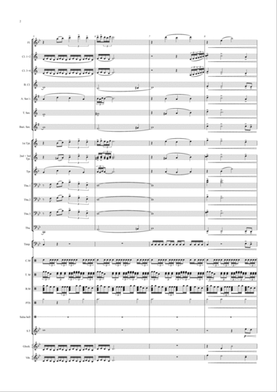 EL TORERO! Marching Band scores gallery preview page 2