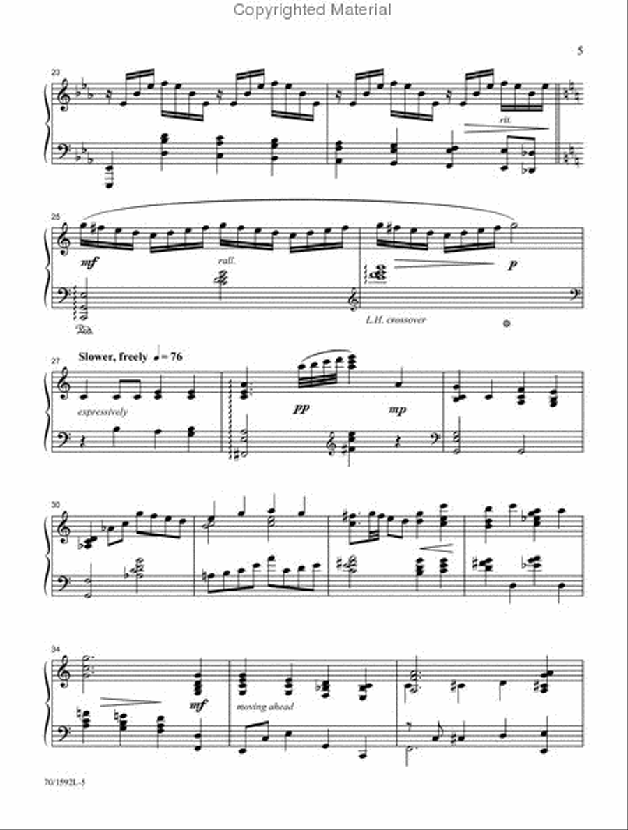 Resurrection Suite Piano Solo scores gallery preview page 4