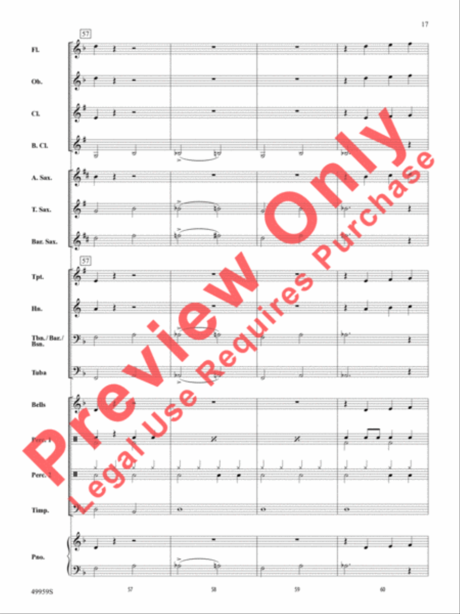 Creep It Real Concert Band scores gallery preview page 18
