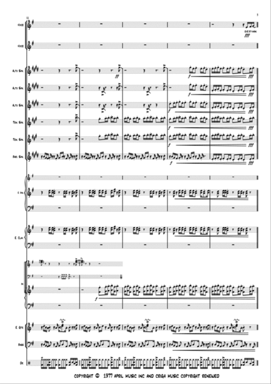 Fantasy Jazz Ensemble scores gallery preview page 3