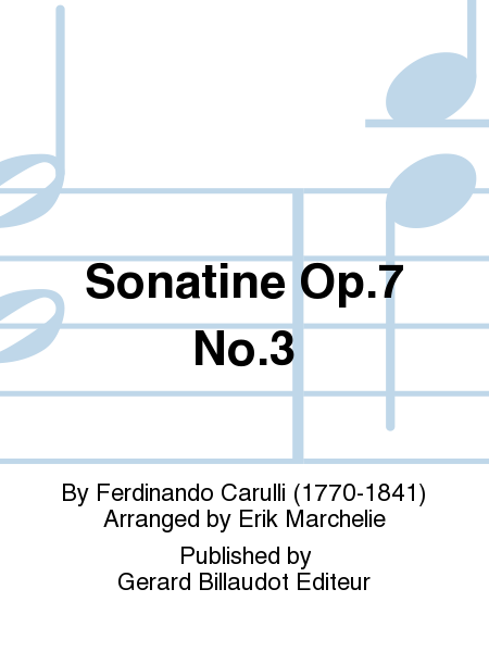 Sonatine Op. 7, No. 3