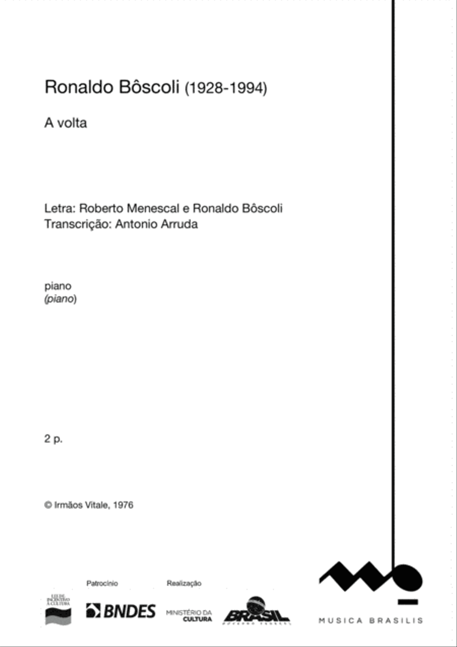 A volta Piano Solo scores gallery preview page 2