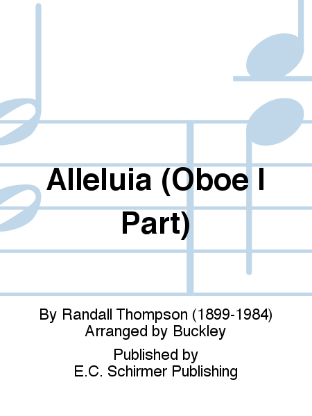 Alleluia (Oboe I Replacement Part)