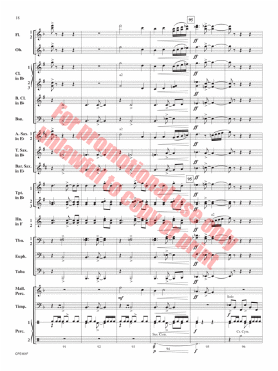 Thrive Concert Band scores gallery preview page 19