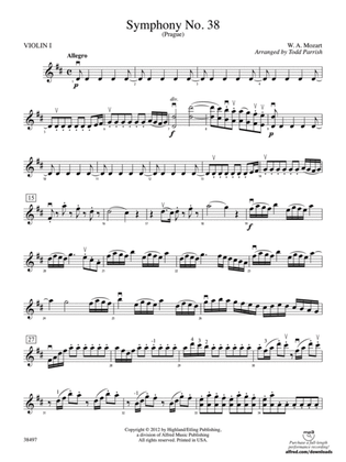 Symphony No. 38: 1st Violin