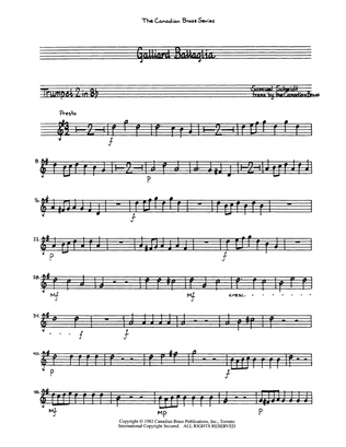 Galliard Battaglia - Bb Trumpet 2 (Brass Quintet)