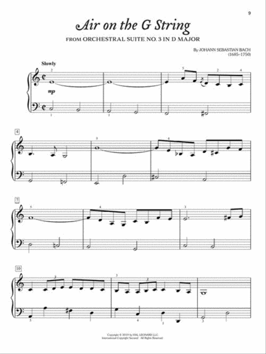 Classical Themes for Kids Easy Piano scores gallery preview page 5