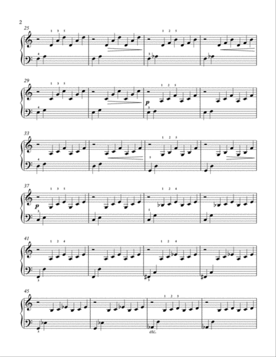 Prelude in C Piano Method scores gallery preview page 2