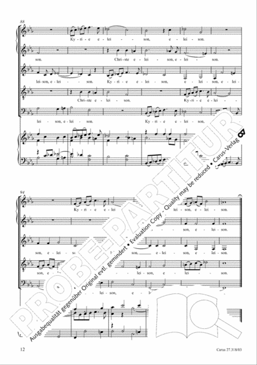 Requiem in F minor SSATB scores gallery preview page 13